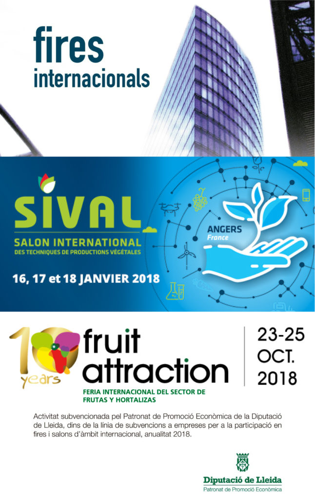 Argilés has been present at the Sival 2018 fair in Angers (France) and will attend Fruit Attraction 2018 in Madrid (Spain)